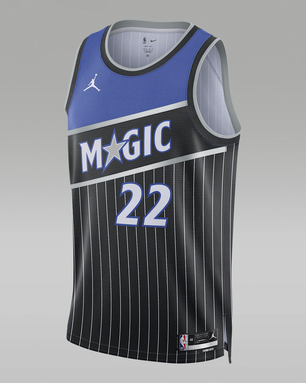 Orlando Magic 2025/26 Statement Edition Men's Nike Dri-FIT NBA Swingman Jersey - Black