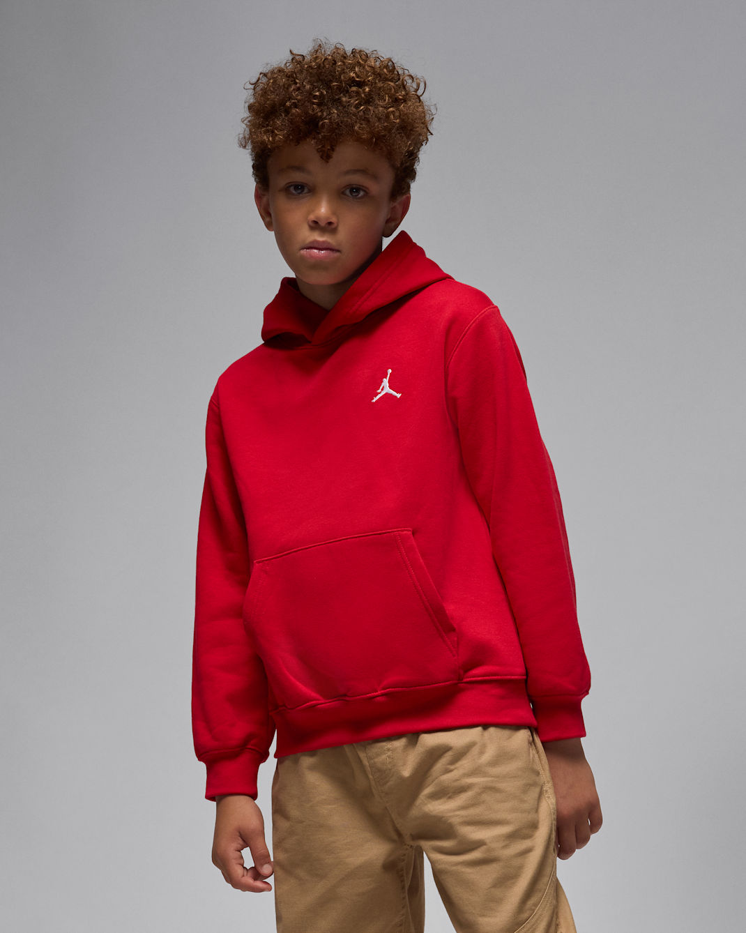 Sweat à capuche Jordan Brooklyn Fleece pour ado - Gym Red