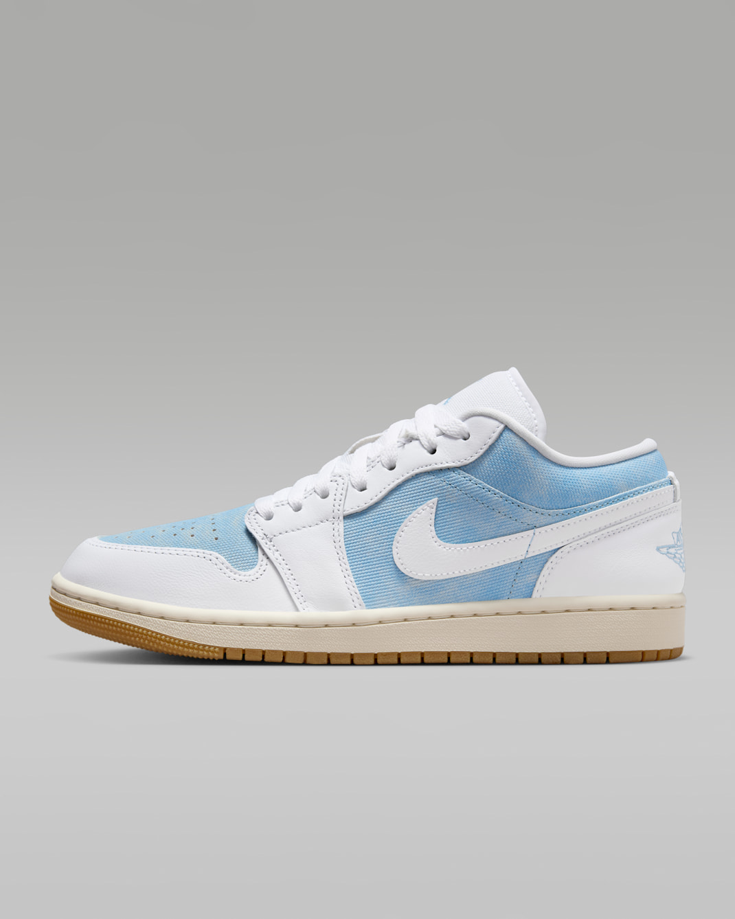 Tenis para mujer Air Jordan 1 Low SE - Azul gastado/Marrón claro goma/Vela/Blanco