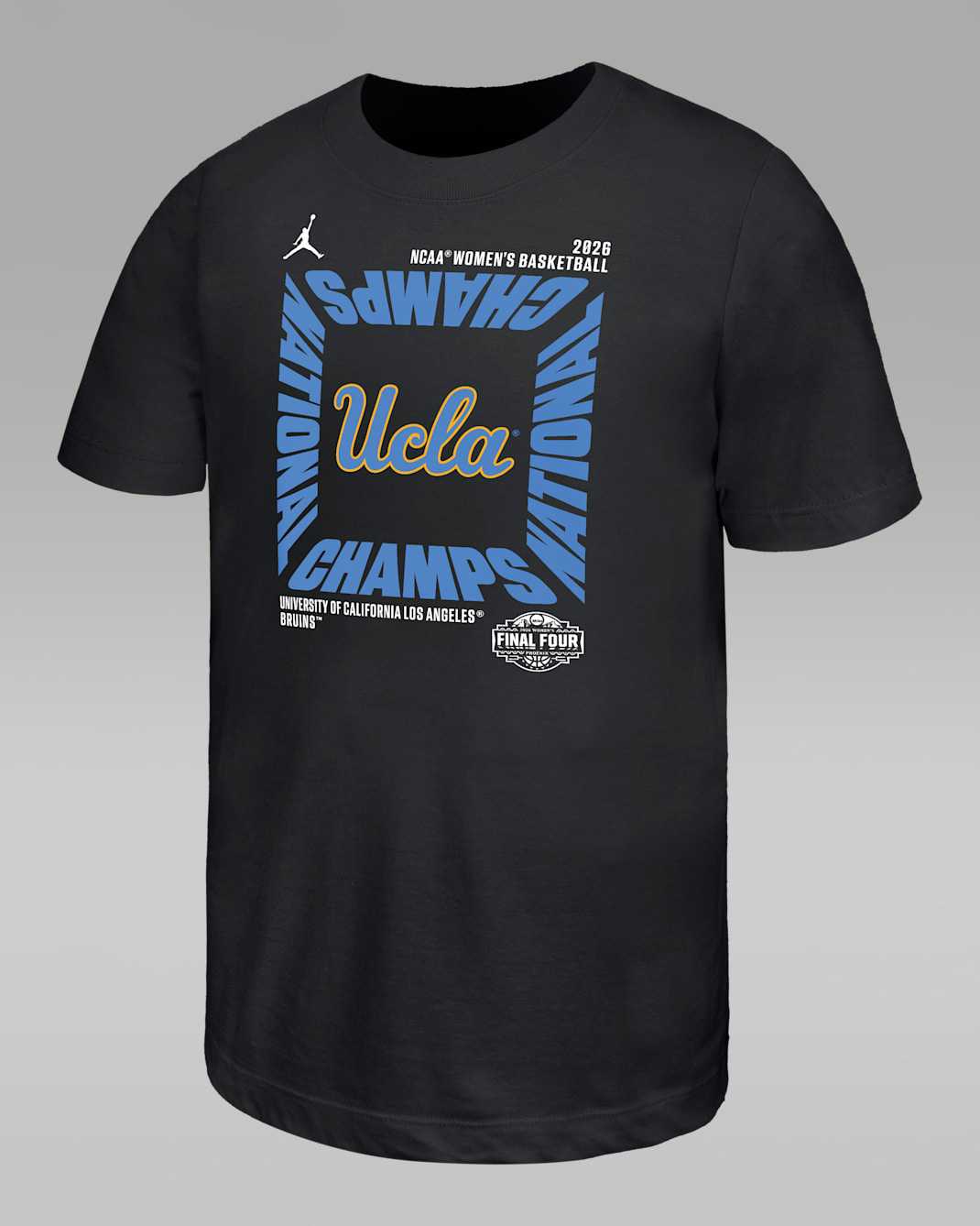UCLA (Women's Team) Big Kids' (Boys') Jordan College T-Shirt - Black