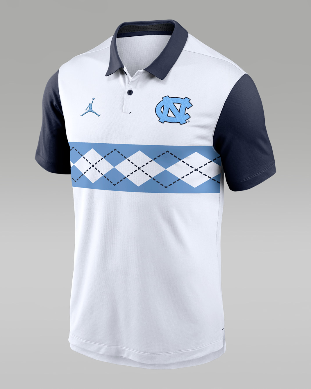 North Carolina Tar Heels Vapor Men's Jordan Brand Dri-FIT College Polo - White