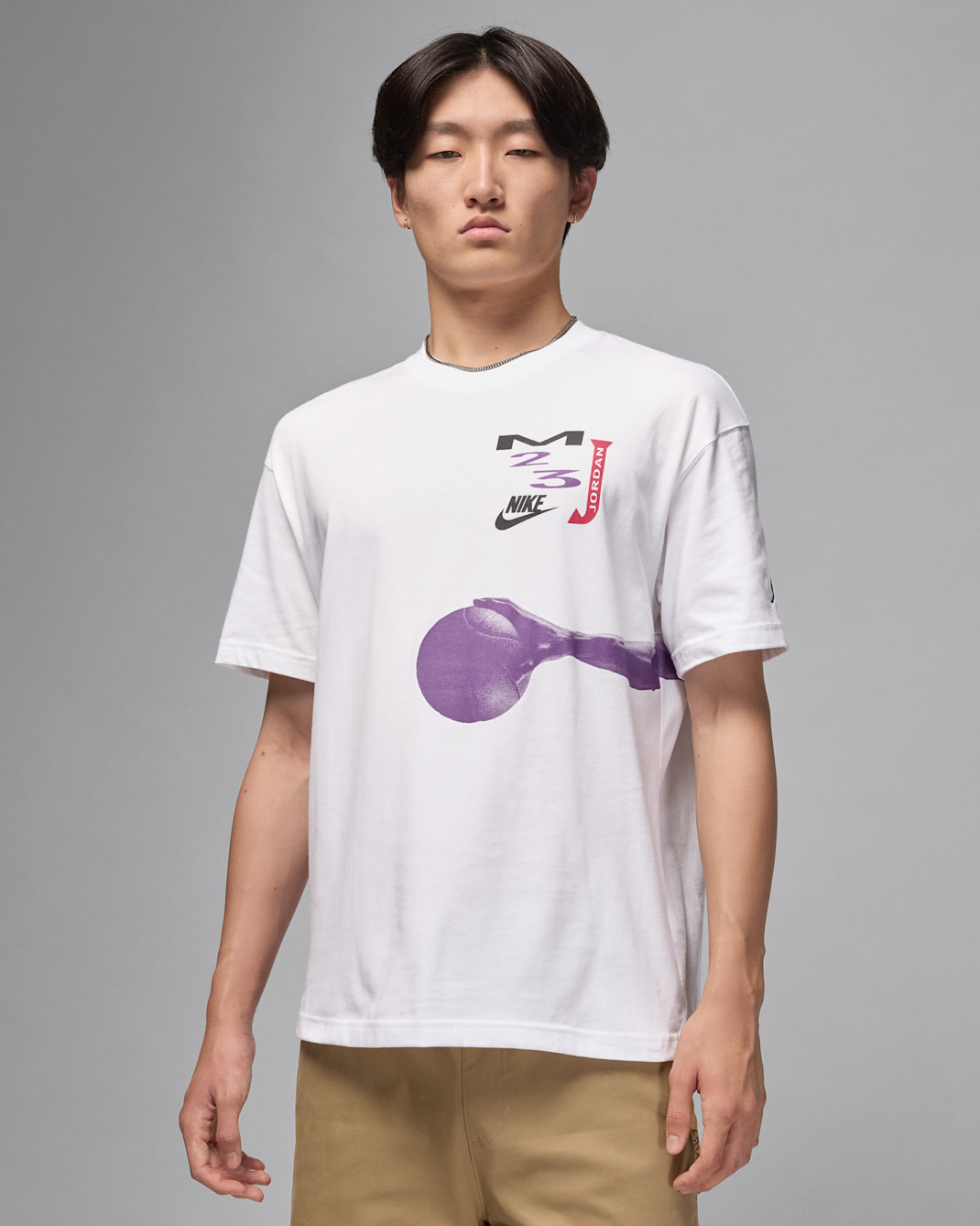Jordan Flight Women's Oversized Graphic T-Shirt - White/Black