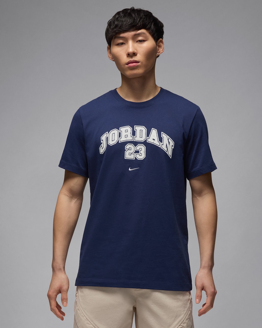 Jordan MVP Men's T-Shirt - Midnight Navy/White/White