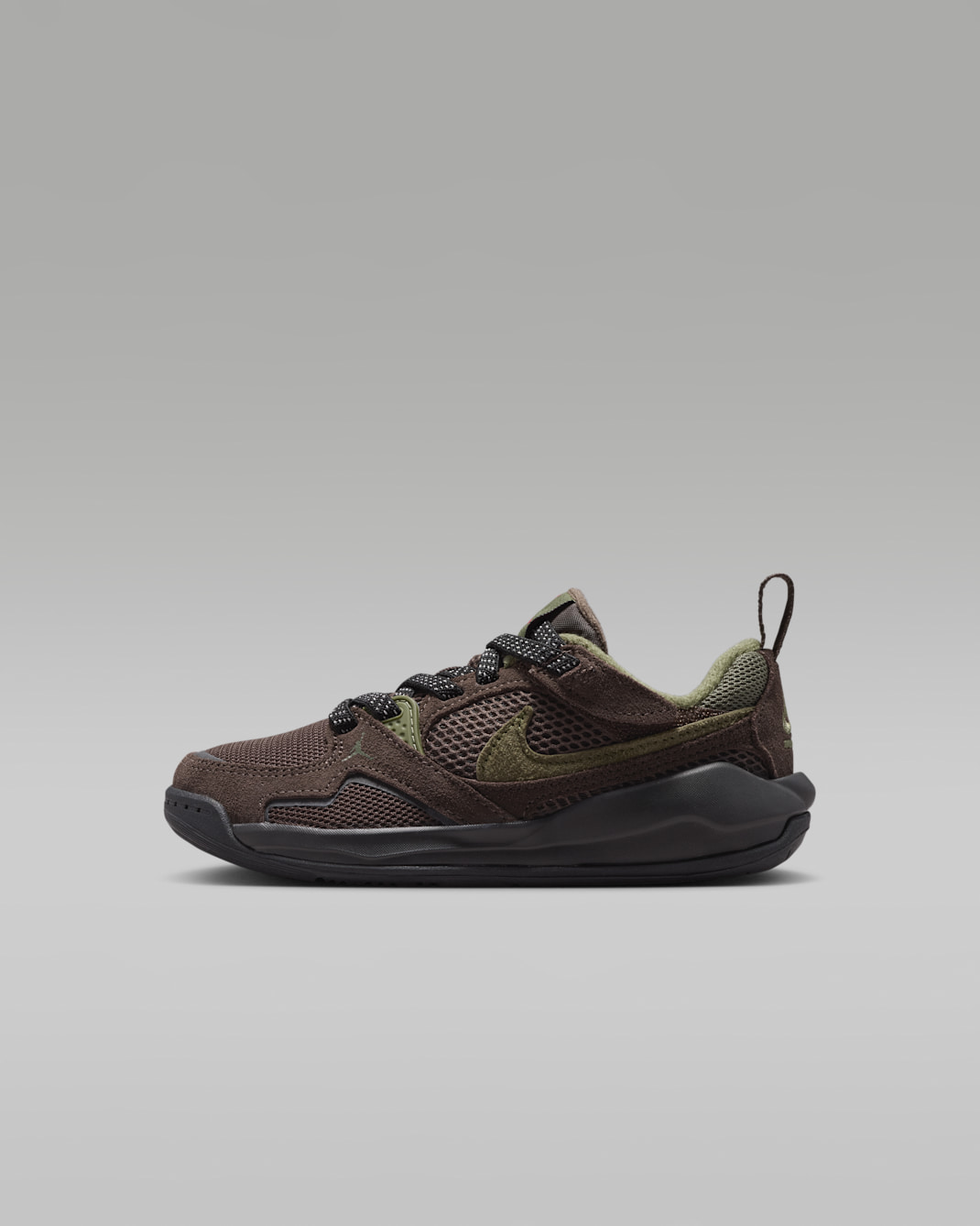Jordan CMFT Era Younger Kids' Shoes - Baroque Brown/Black/Gym Red/Medium Olive