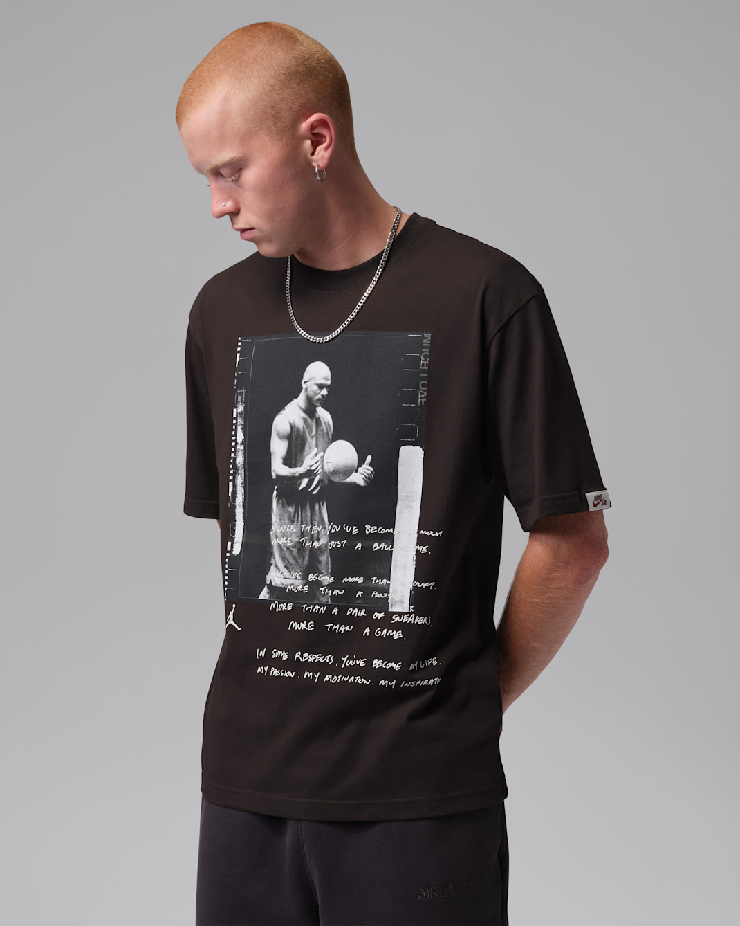 Jordan Brooklyn Men's T-Shirt - Shadow Brown