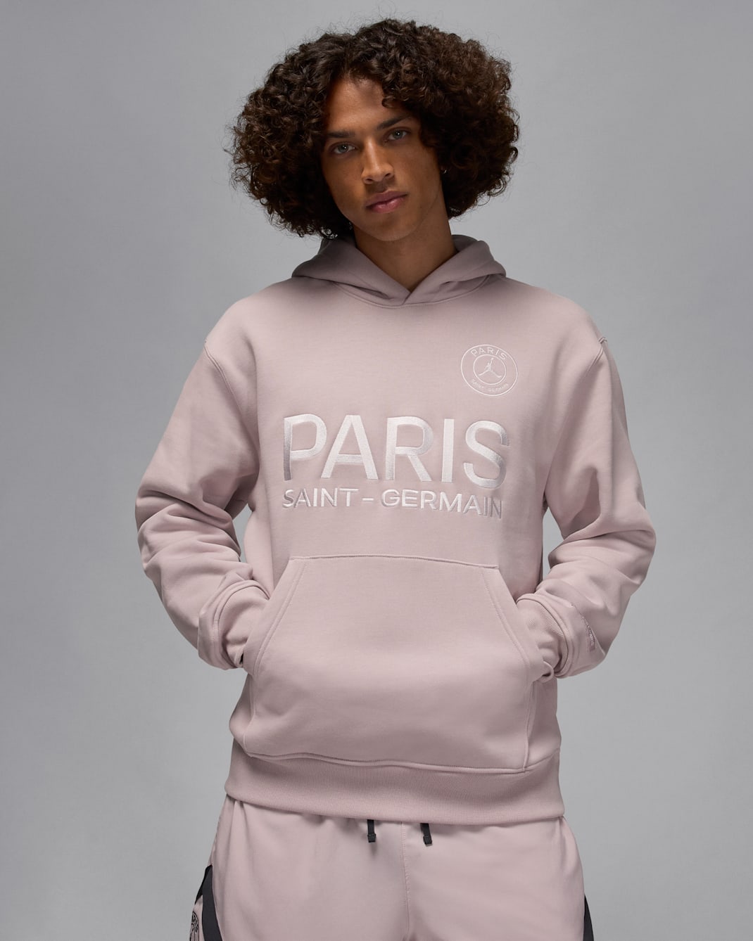 Paris Saint-Germain Fleecehoodie voor heren - Particle Rose