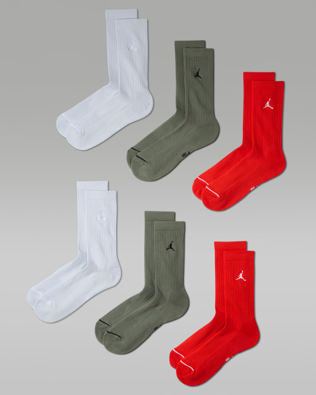 Jordan Everyday Calcetas acolchadas (6 pares) - Multicolor