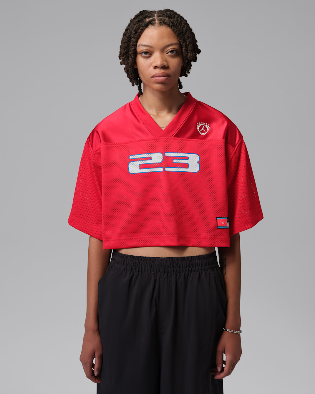 Jordan Brooklyn Women's Jersey Top - University Red