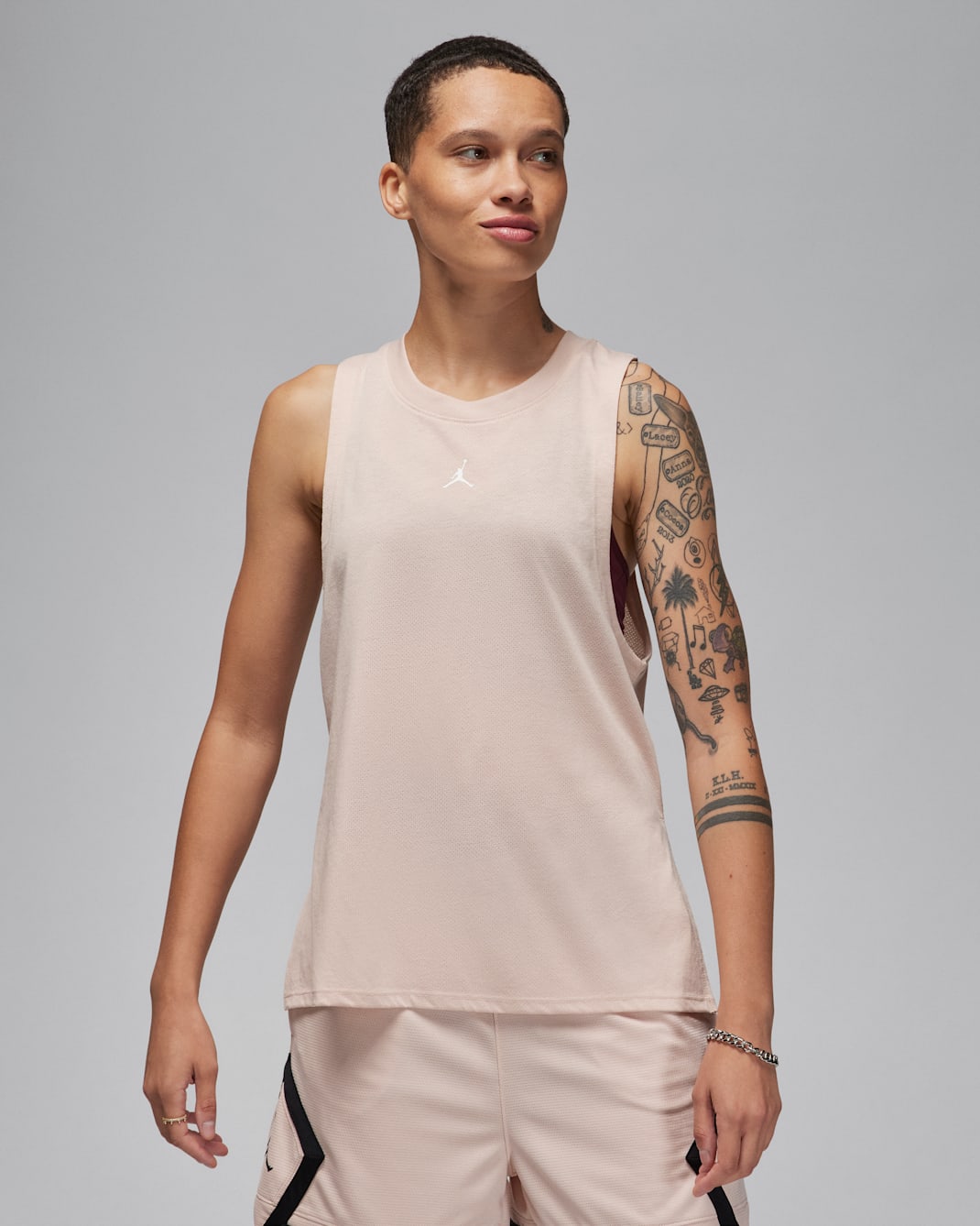 Jordan Sport Women's Diamond Tank Top - Particle Beige