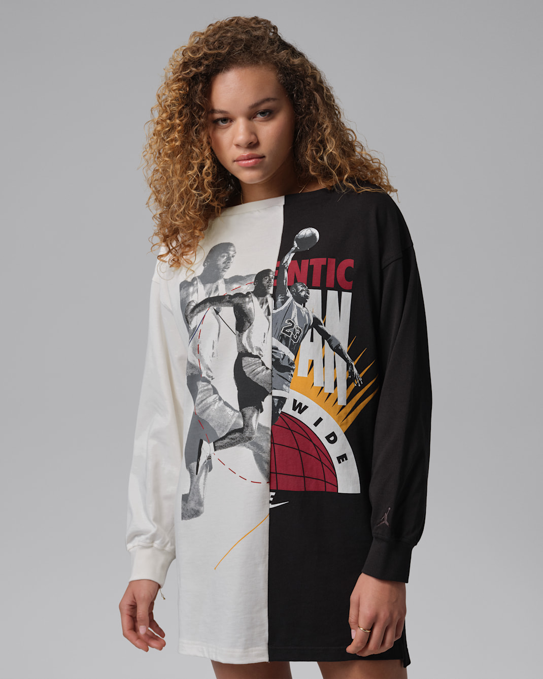 Jordan Flight Women's Graphic Dress - Sail/Black