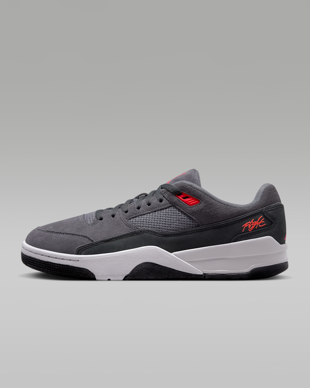Jordan Flight Court Men's Shoes - Dark Grey/Black/Cement Grey/Infrared 23