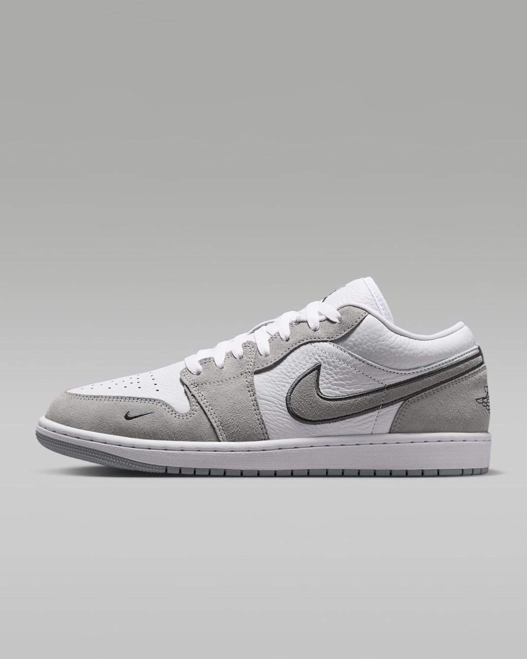 Air Jordan 1 Low SE herresko - Hvit/Iron Grey/Wolf Grey