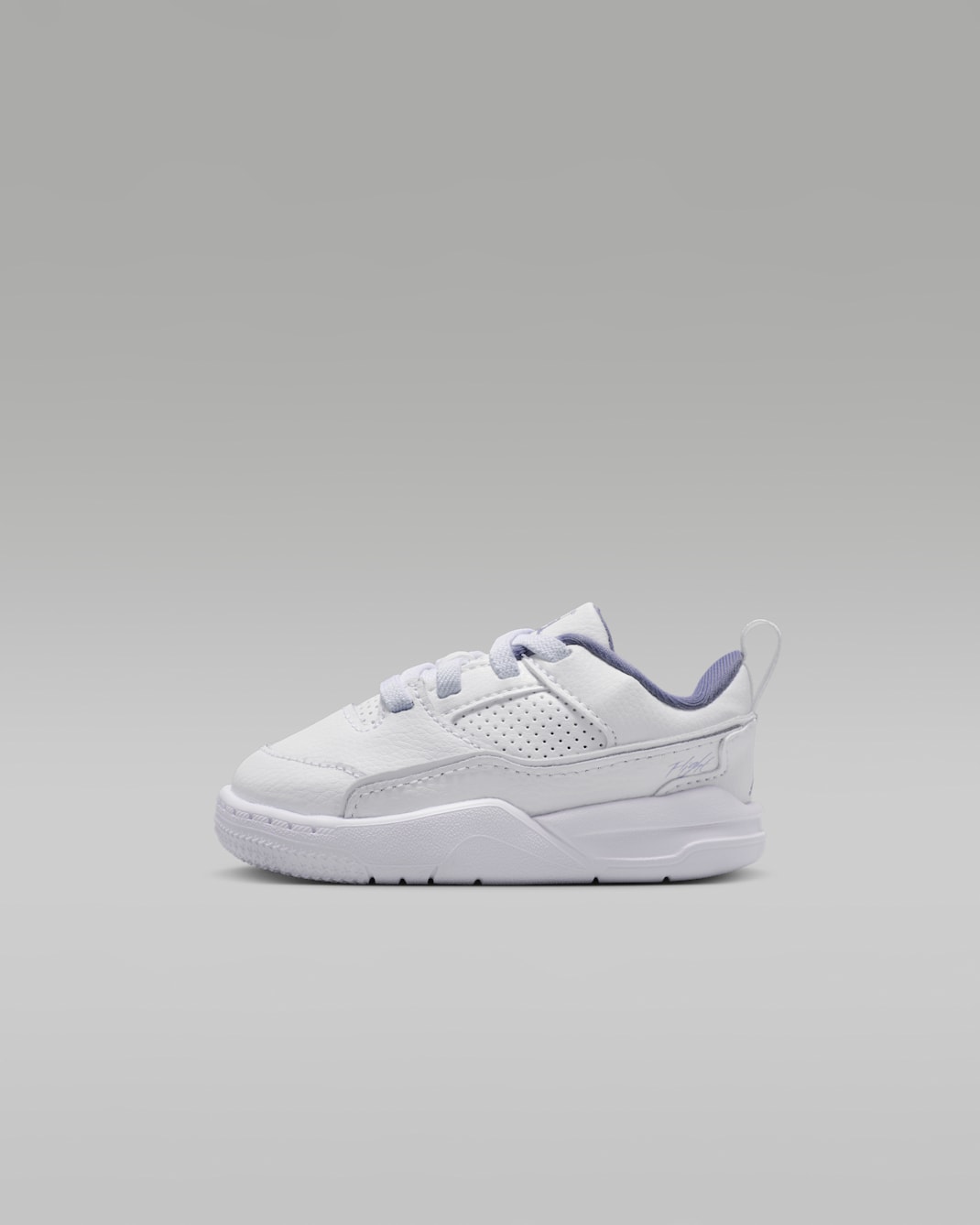 Jordan Flight Court Baby/Toddler Shoes - White/Dusty Amethyst