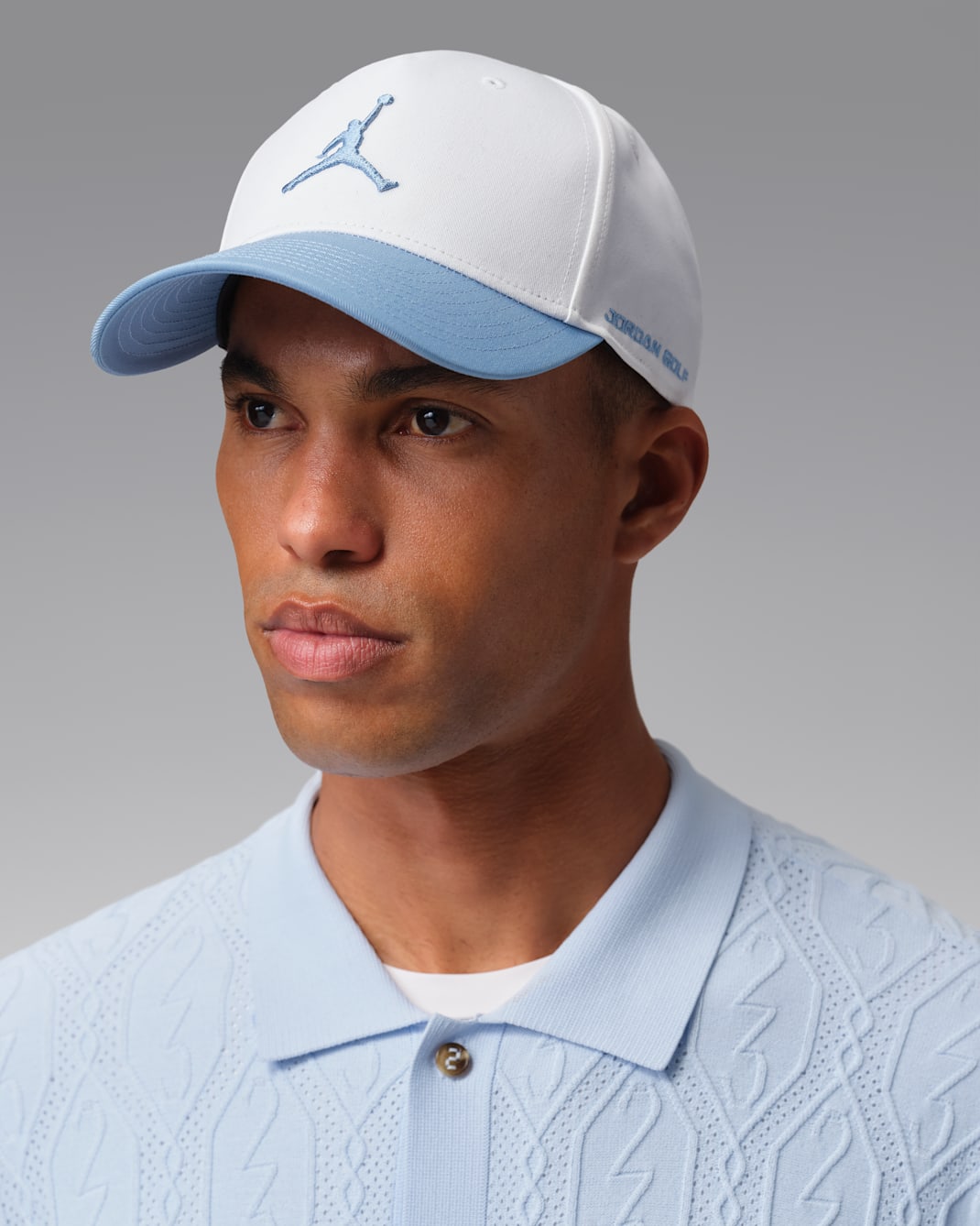 Jordan Rise Dri-FIT Structured Golf Cap - White/December Sky/December Sky