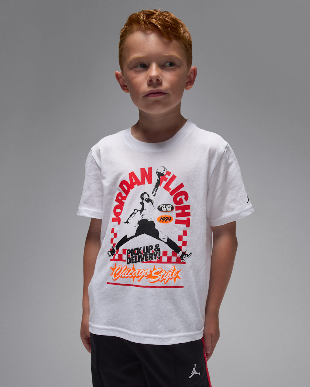 Jordan Little Kids' Deep Dish T-Shirt - White