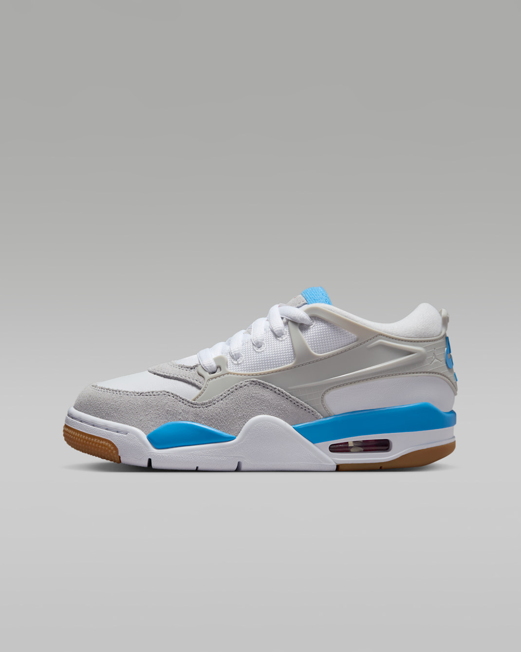 Air Jordan 4 RM Older Kids' Shoes - White/White/Neutral Grey