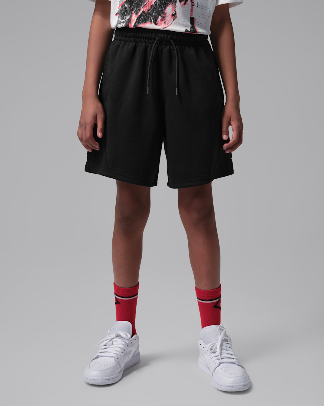 Shorts deportivos Dri-FIT Core para niños talla grande Jordan - Negro