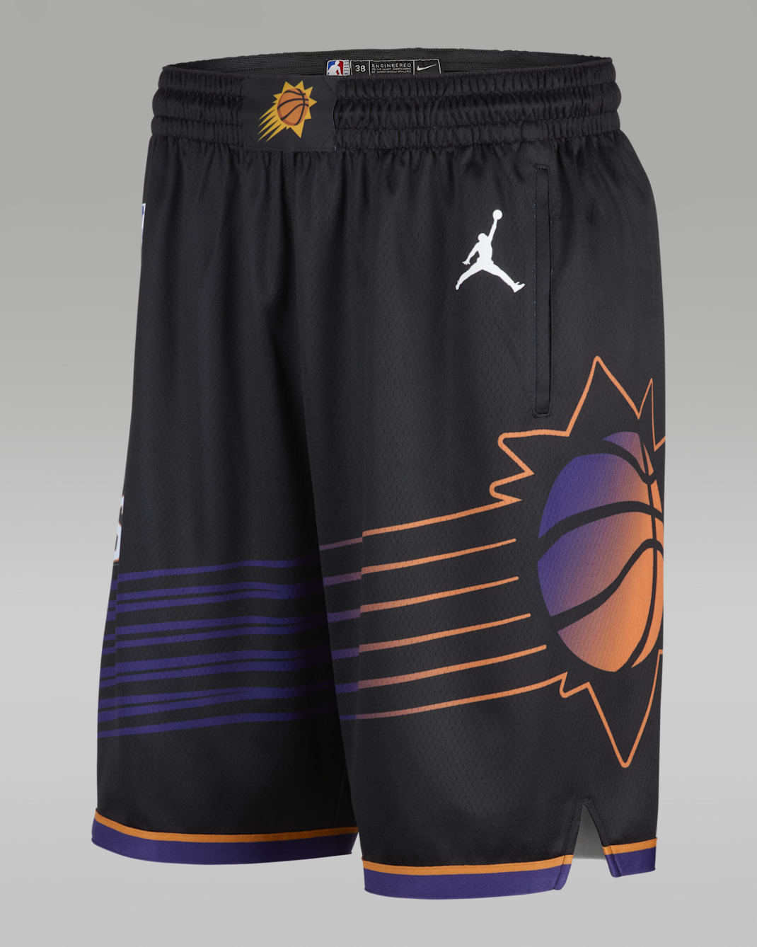 Phoenix Suns Statement Edition Swingman Men's Jordan Dri-FIt NBA Shorts - Black/White