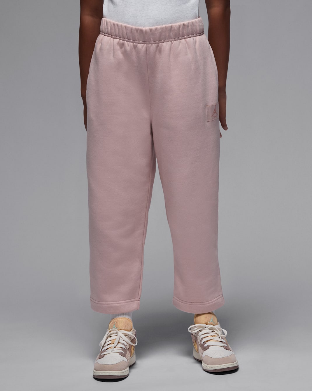 Jordan Flight Essentials Pantalón con dobladillo abierto - Niño/a - Pink Oxford