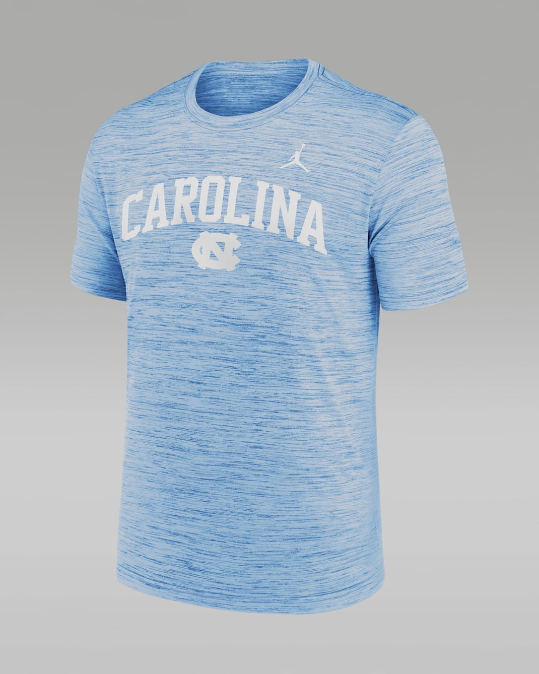 North Carolina Primetime Arch Logo Velocity Men's Nike Dri-FIT College T-Shirt - Light Blue