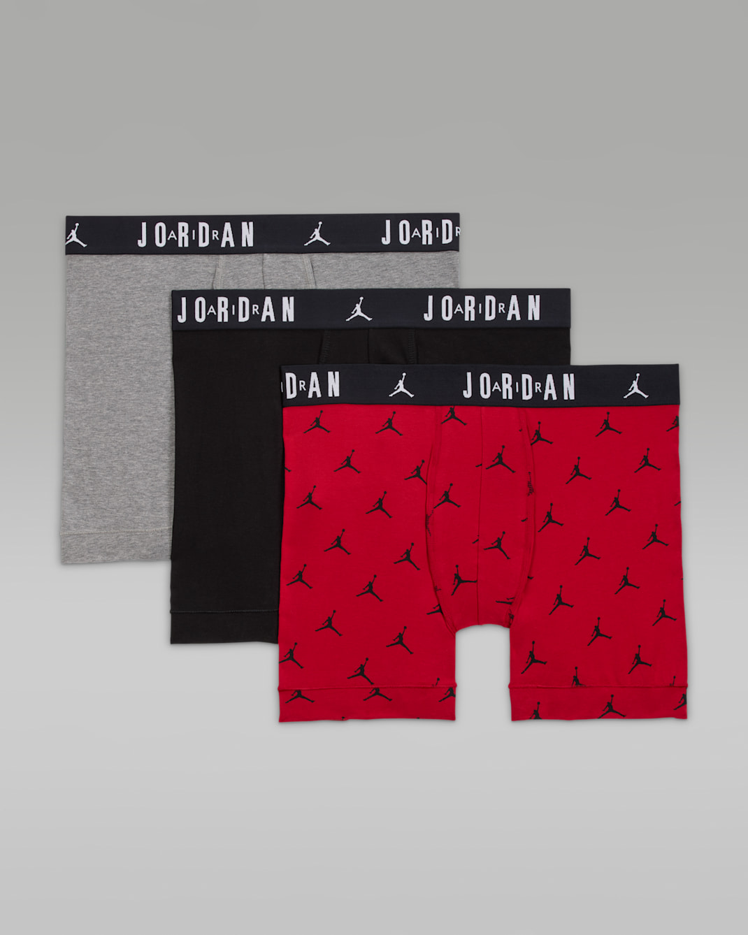 Jordan Men's Flight Cotton Essentials Boxer Briefs (3-Pack)
