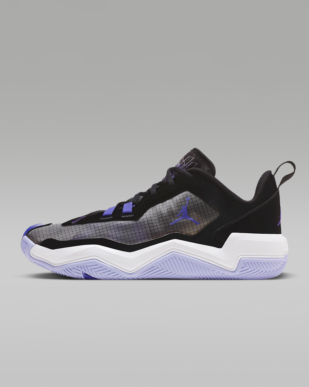 รองเท้าผู้ชาย Jordan One Take 4 PF - ดำ/ขาว/Purple Pulse/Dark Concord