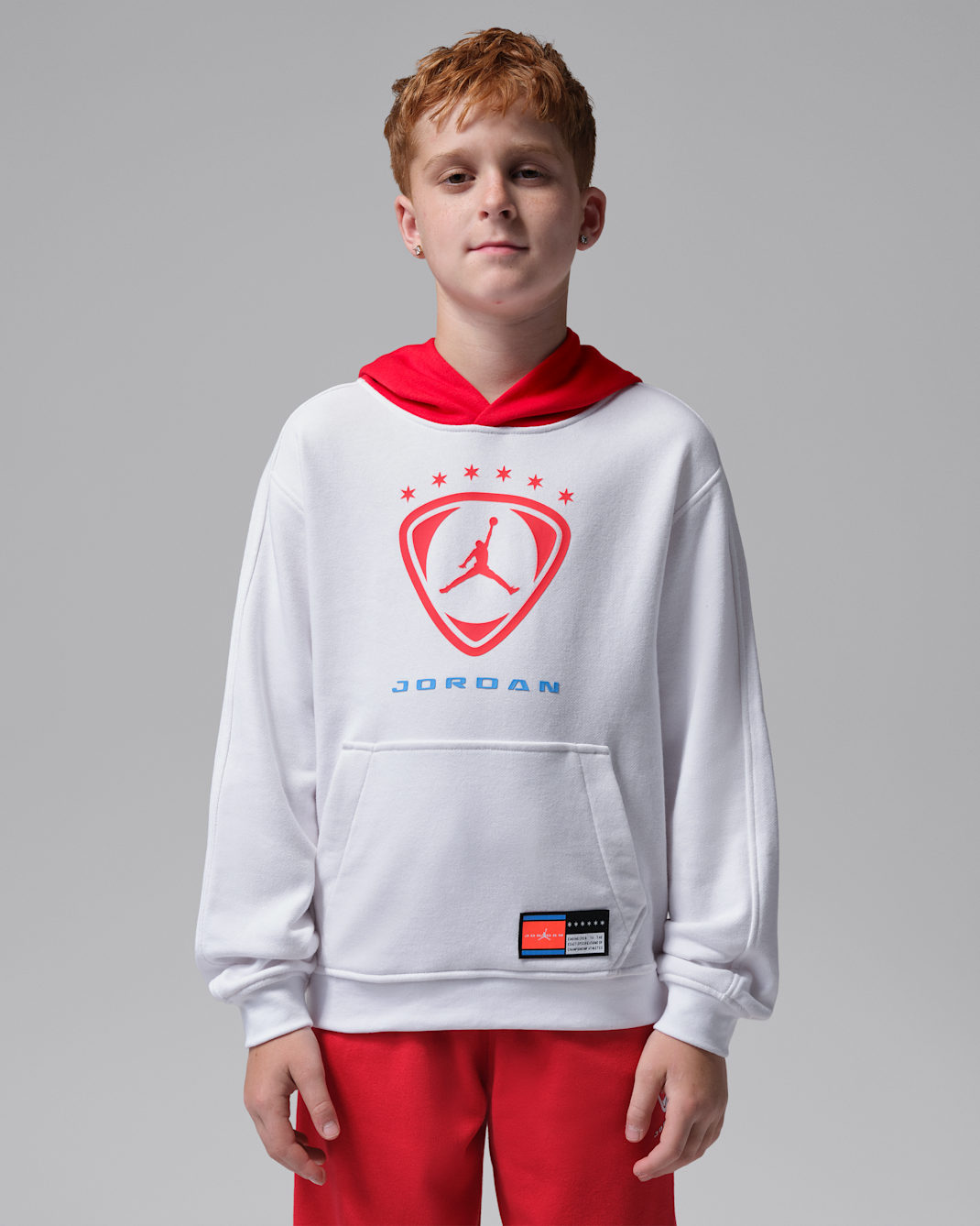 Jordan Football Club Hoodie (ältere Kinder) - University Red