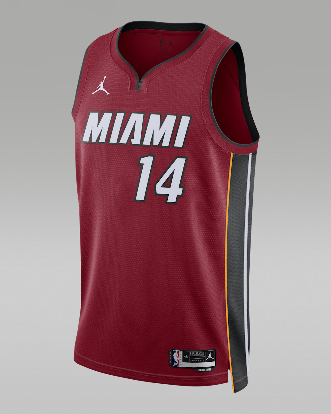 Maglia Miami Heat Statement Edition Swingman Jordan Dri-FIT NBA – Uomo - Tough Red