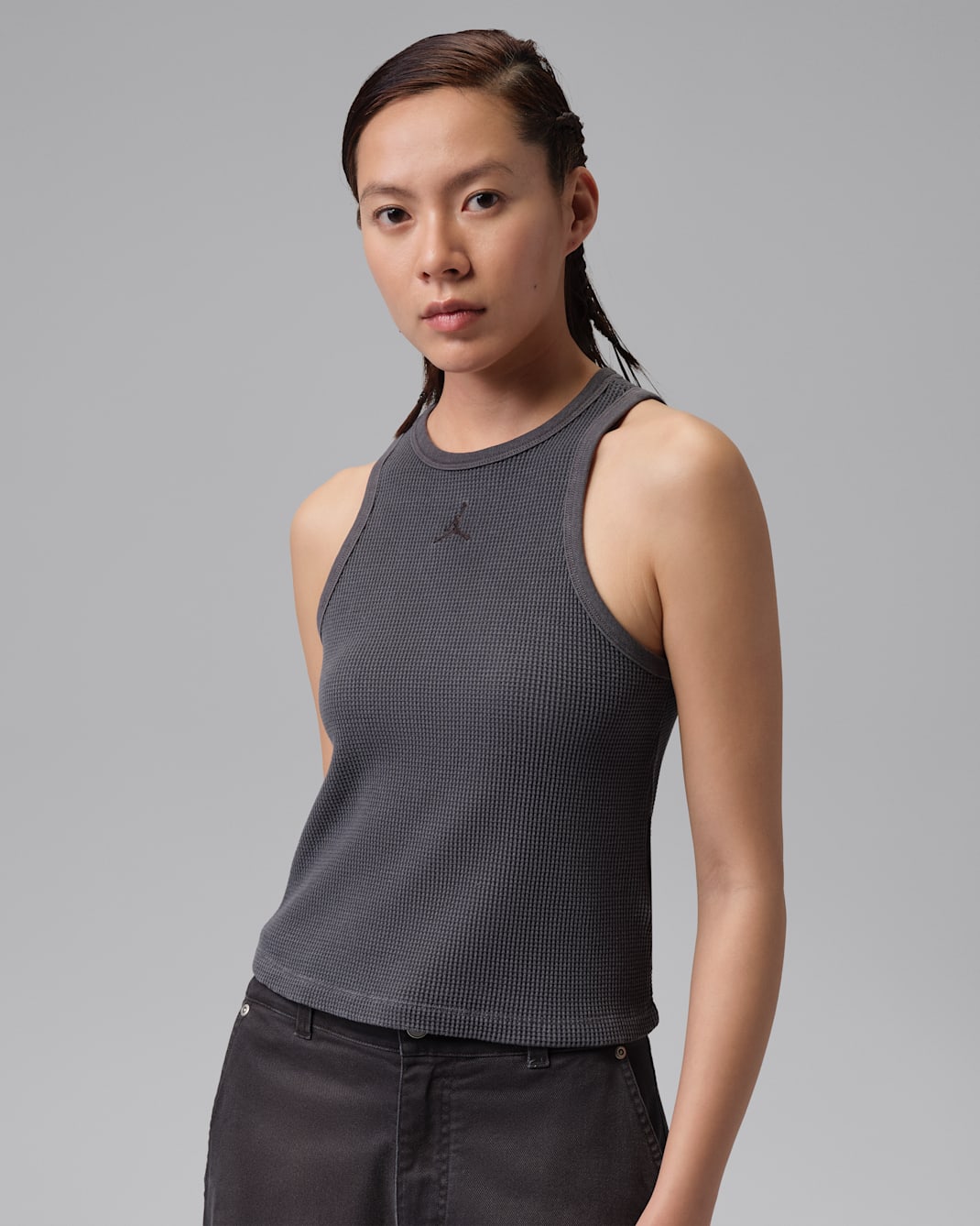 Jordan Flight Women's Waffle Tank - Black/Black