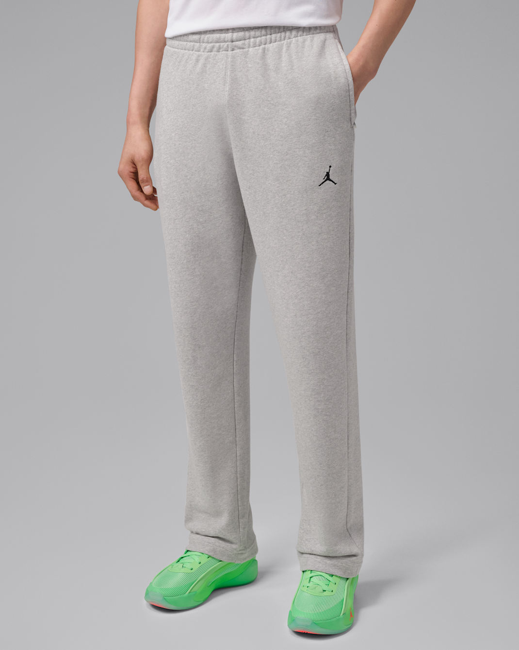 Jordan Sport Crossover Men's Dri-FIT Fleece Pants - Grey Heather