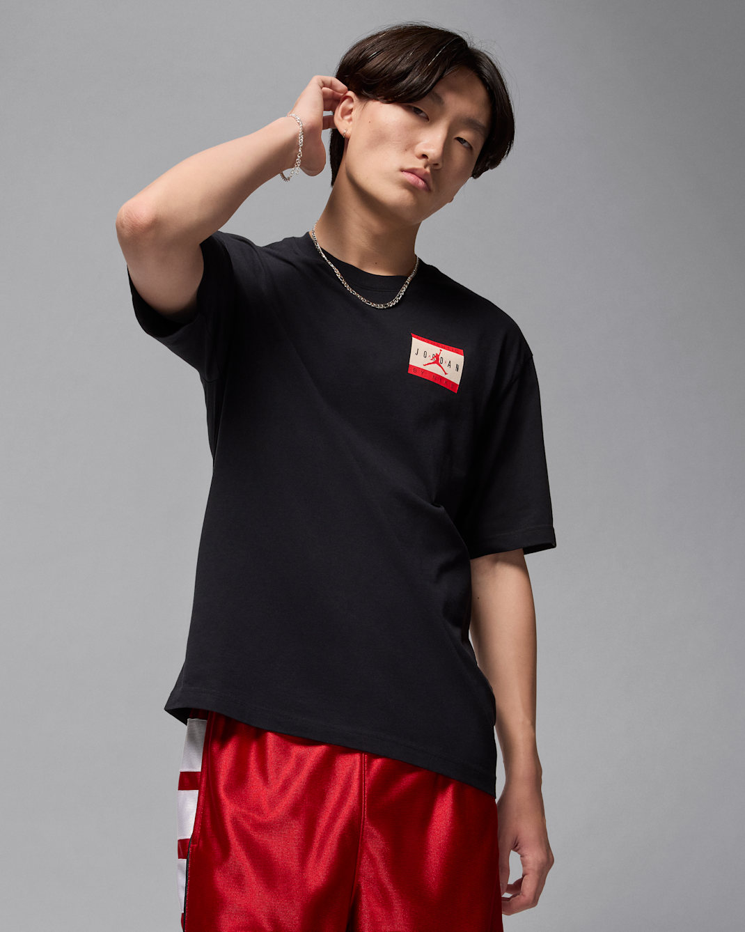 Jordan Brand Men's T-Shirt - Black/University Red