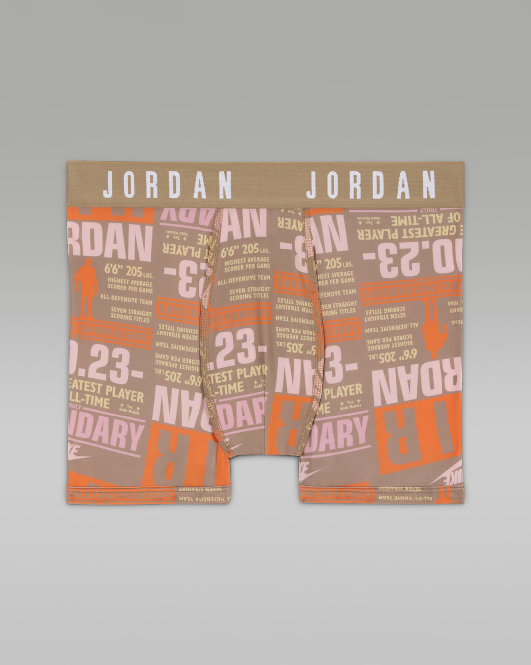 Jordan Big Kids' Dri-FIT 2-Pack Printed Boxer Briefs