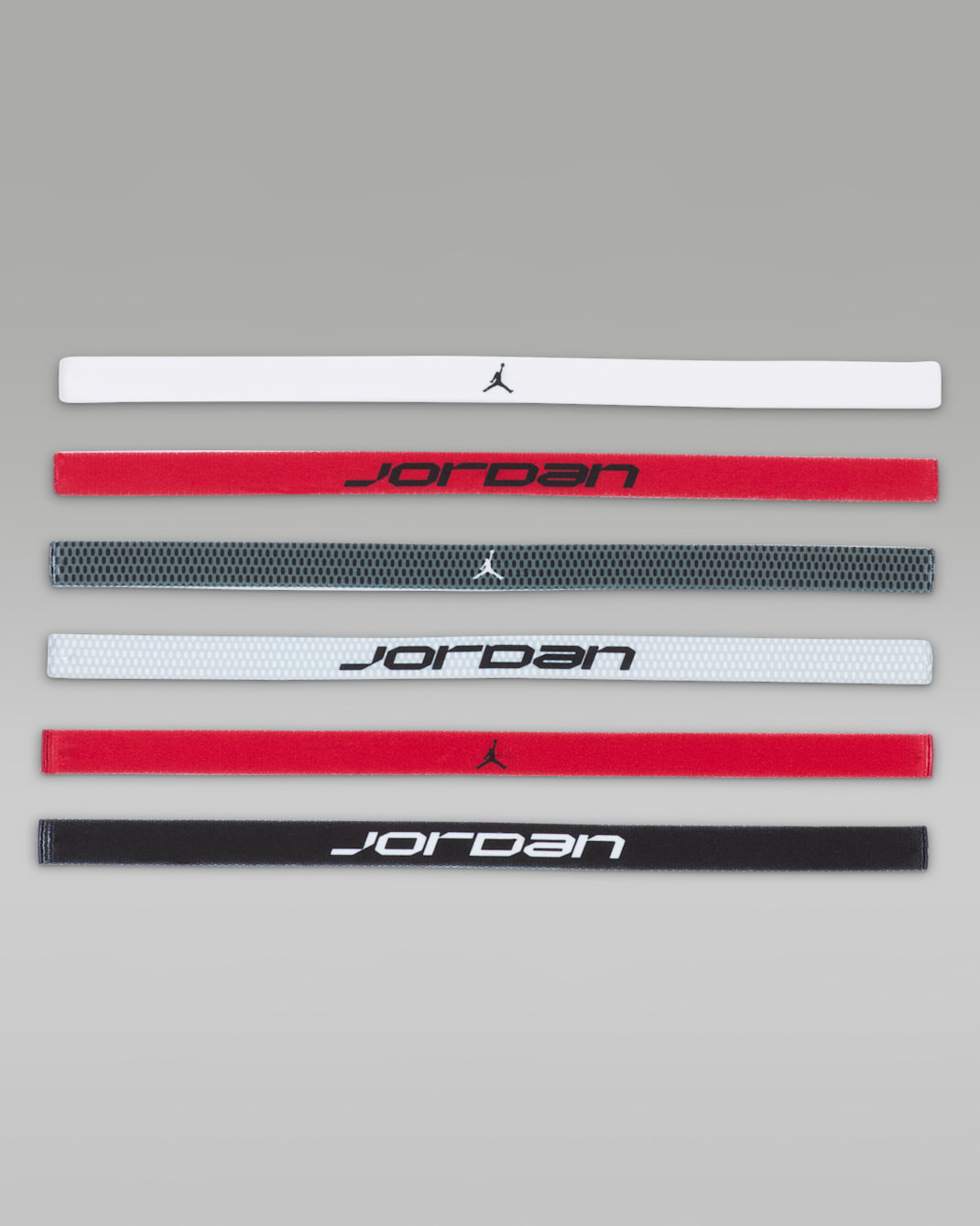 Jordan Sport Printed Headbands (6-Pack)
