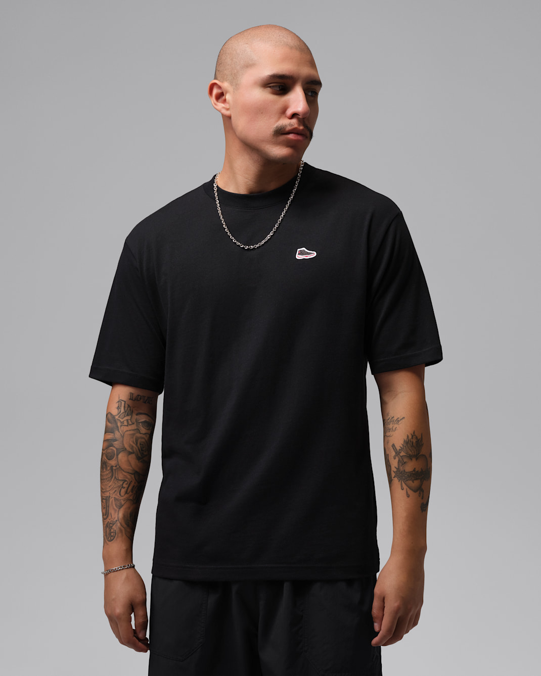 T-shirt Jordan Brand AJ11 pour homme - Noir/Gym Red