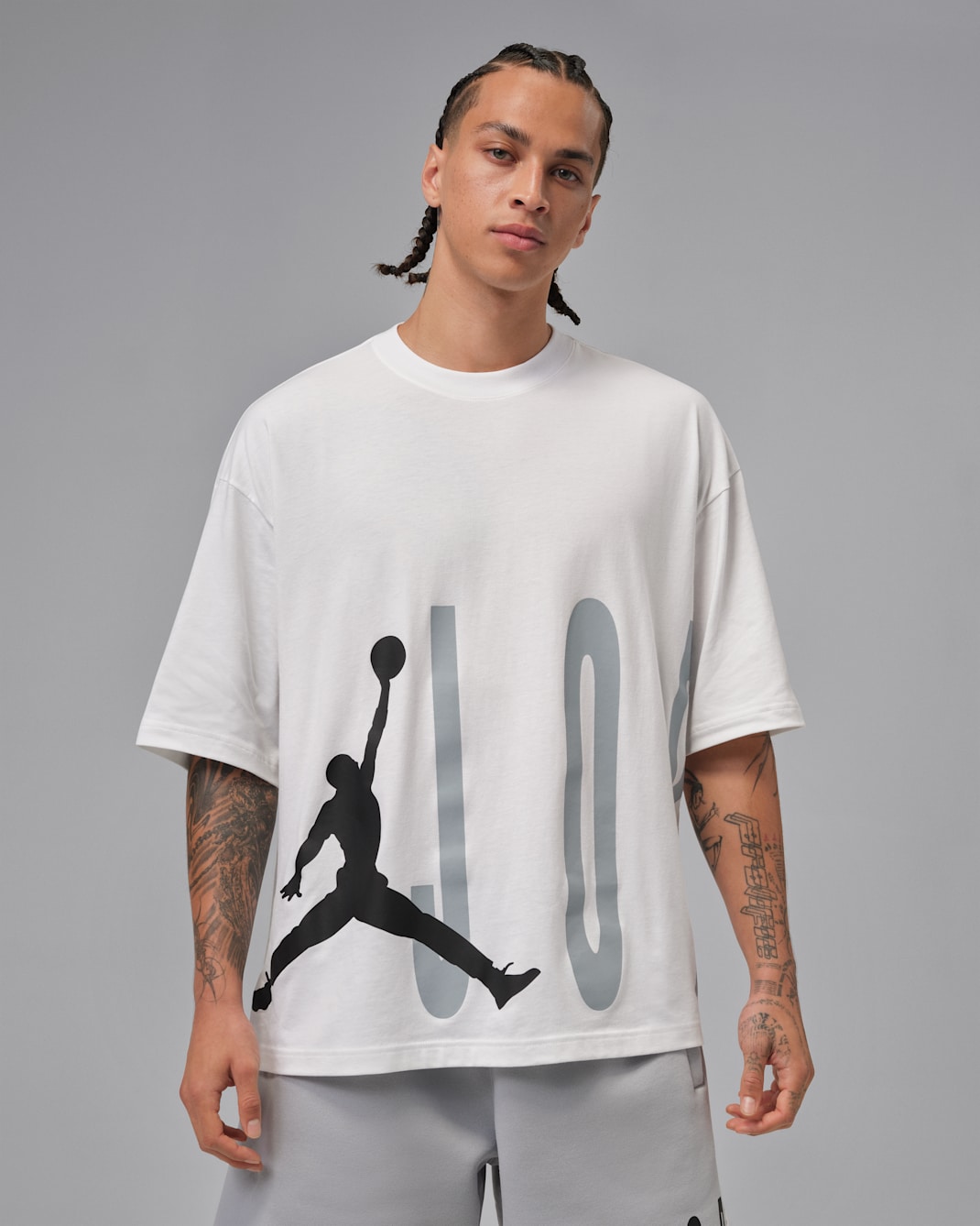 Jordan Men's Oversized T-Shirt - White/Black