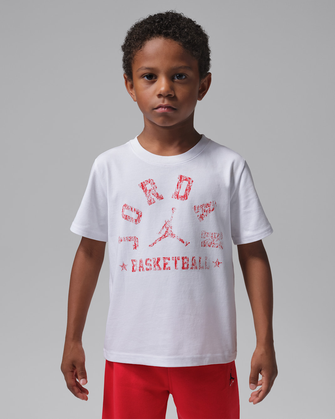 ジョーダン リトルキッズ Dri-FIT スポーツ アーチ Tシャツ - ホワイト