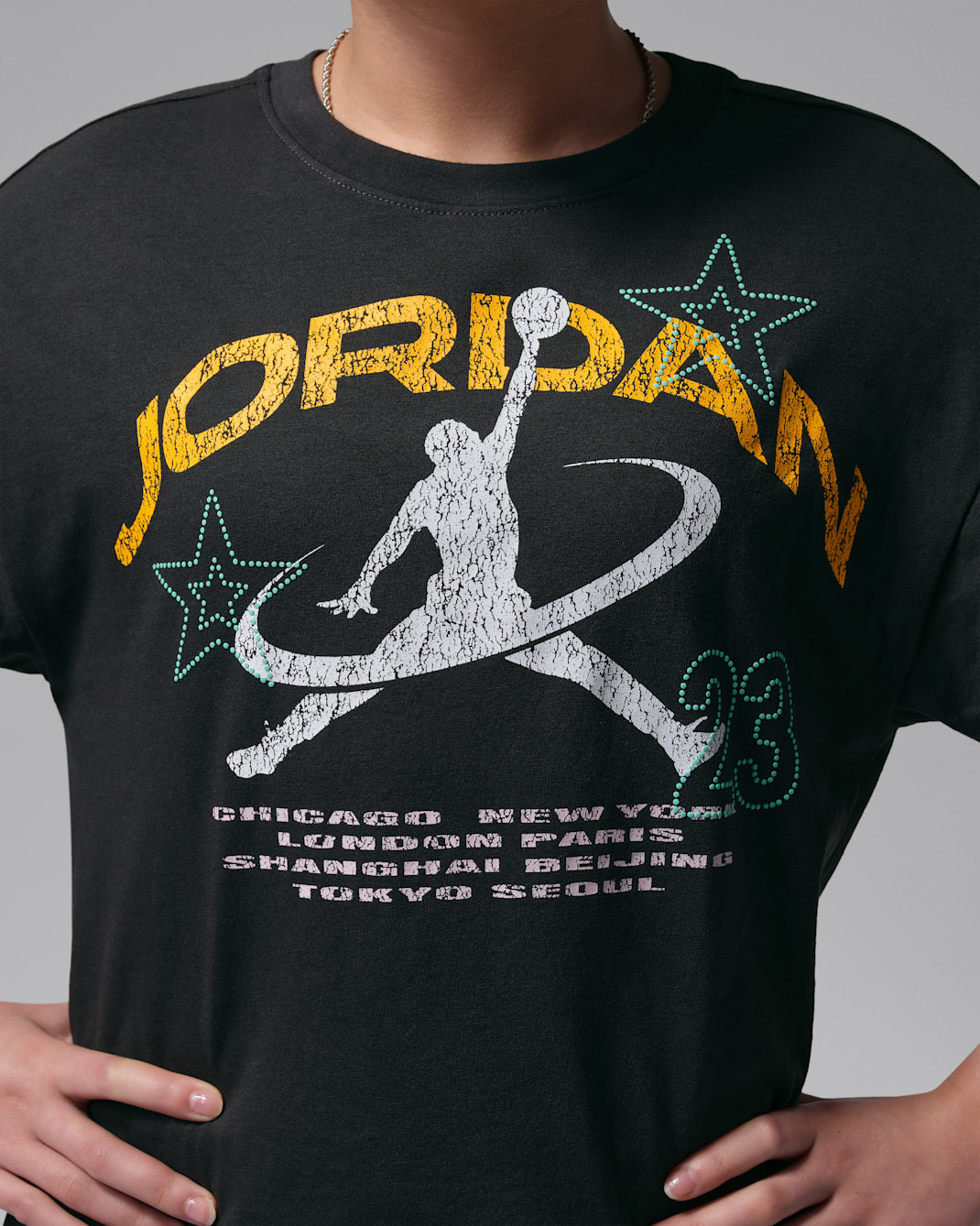 Jordan Big Kids' Geo World Tour T-Shirt