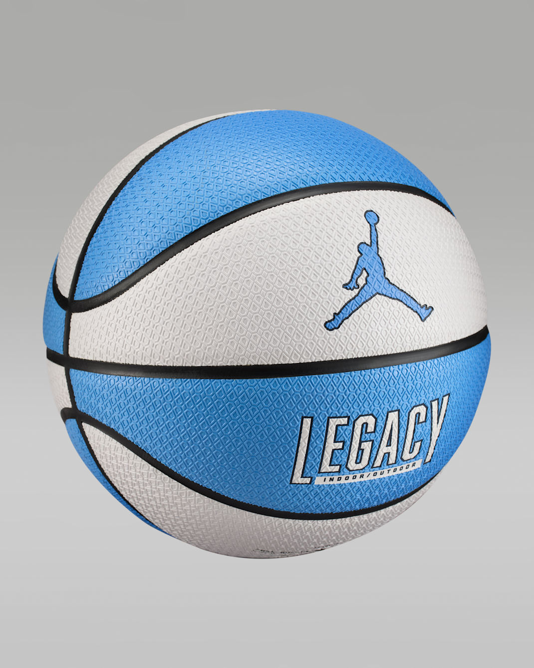 Piłka do koszykówki Jordan Legacy 2.0 8P - Biel/College Navy/College Navy/Valor Blue