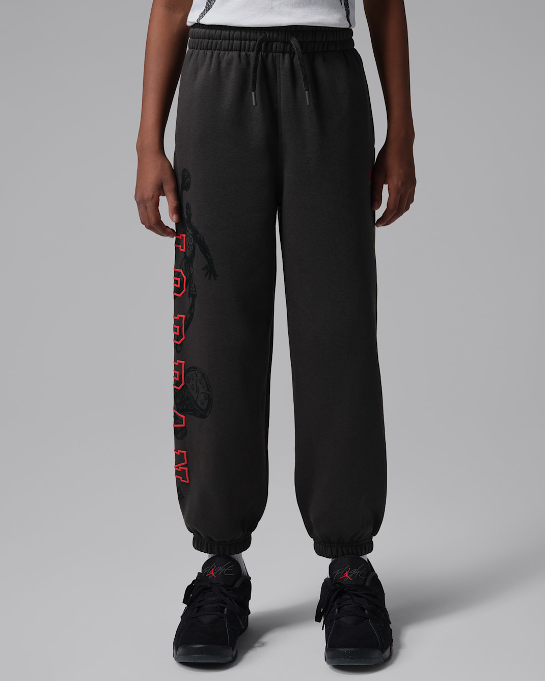 Jordan Big Kids' Brooklyn Fireside Fleece Joggers - Off Noir
