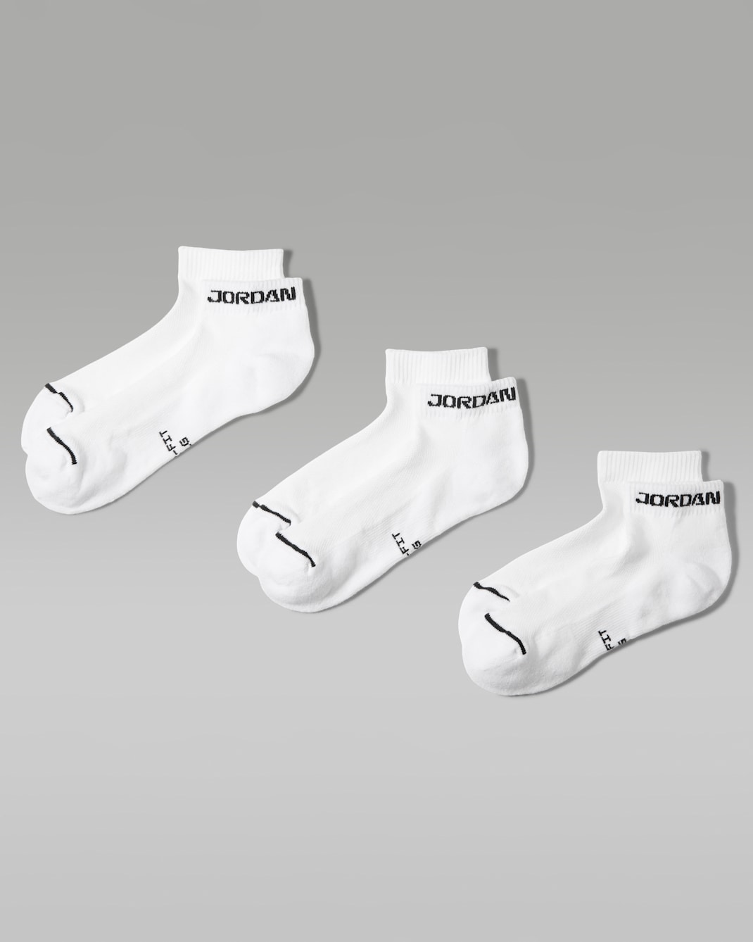 Chaussettes invisibles Jordan Everyday Elevated (3 paires) - Blanc/Noir
