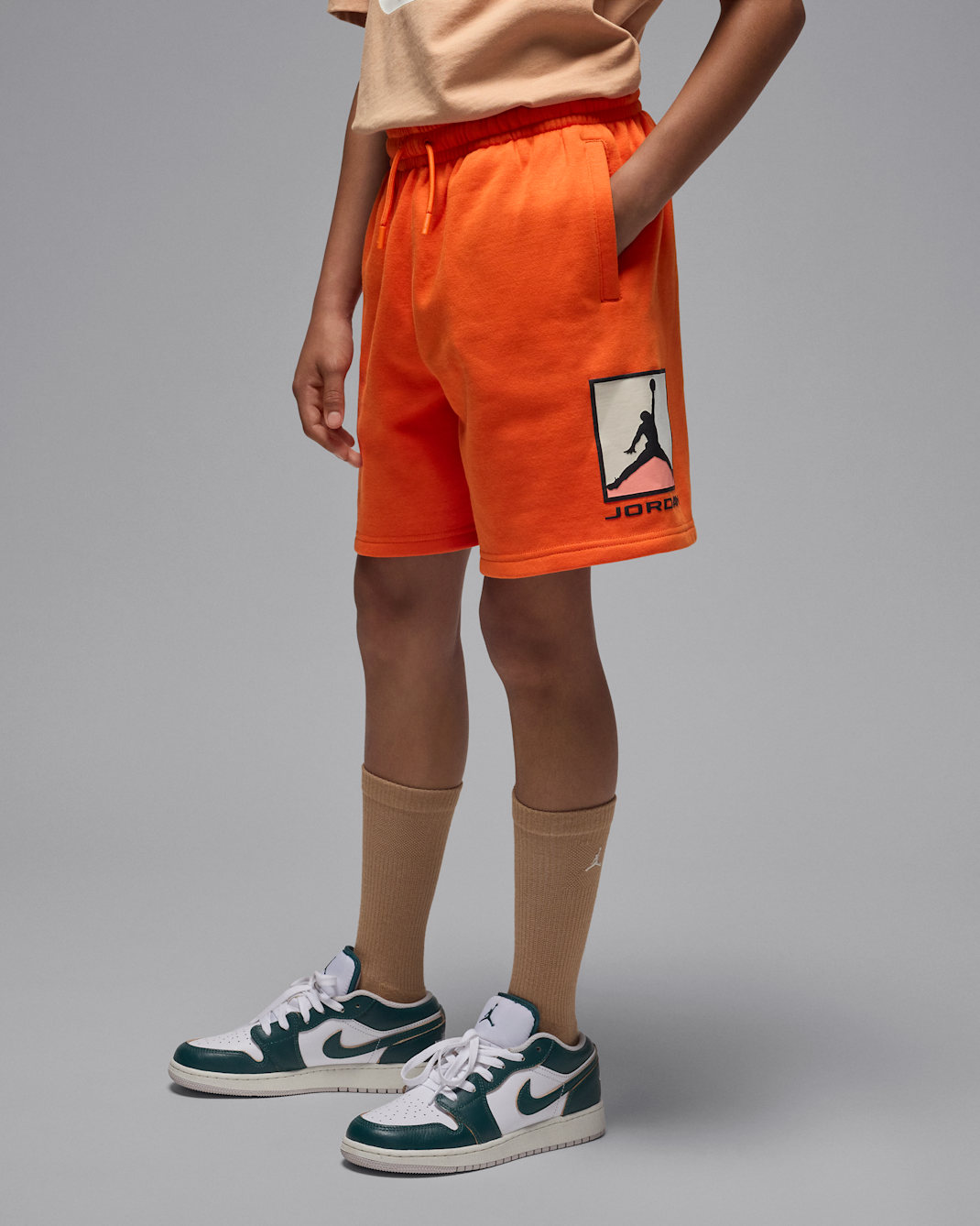 Jordan Essentials Big Kids' Fleece Shorts - Starfish