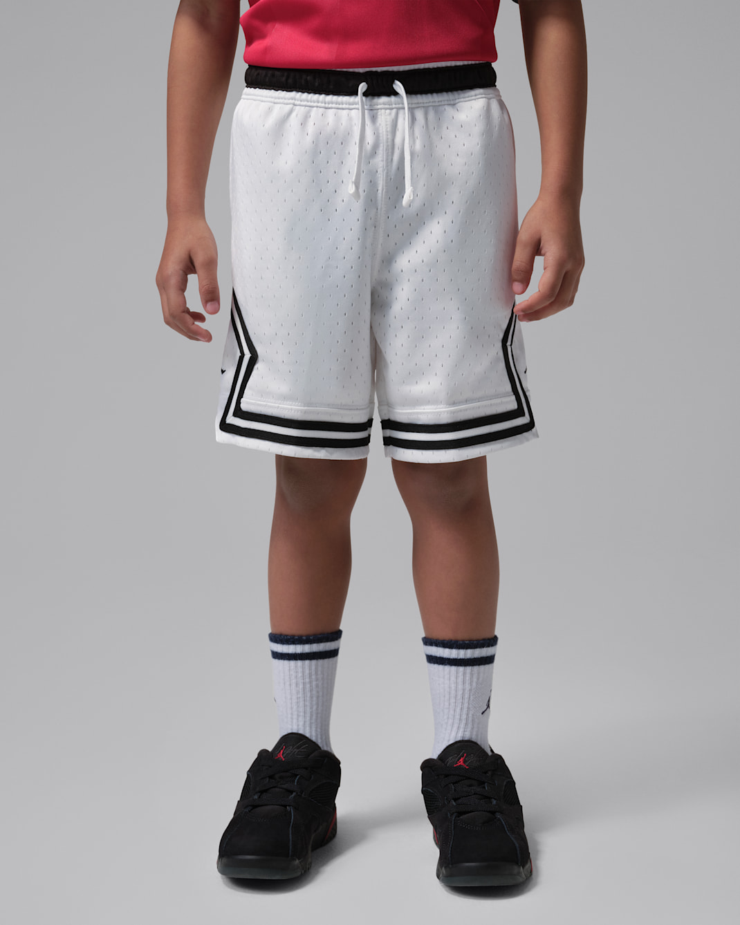 Jordan Dri-FIT Sport Little Kids' Diamond Shorts - White