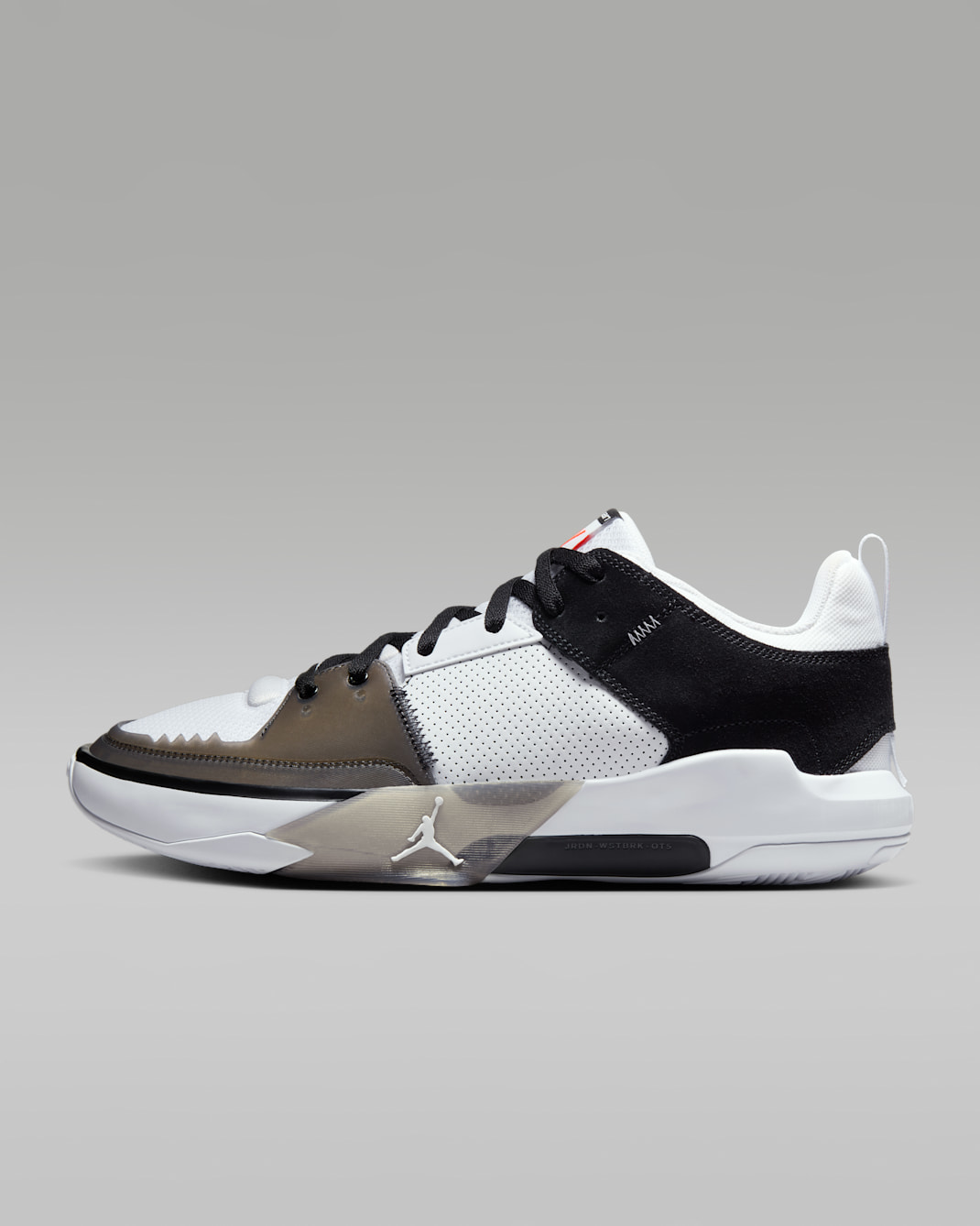 Tenis de básquetbol Jordan One Take 5 - Blanco/Negro/Carmesí brillante