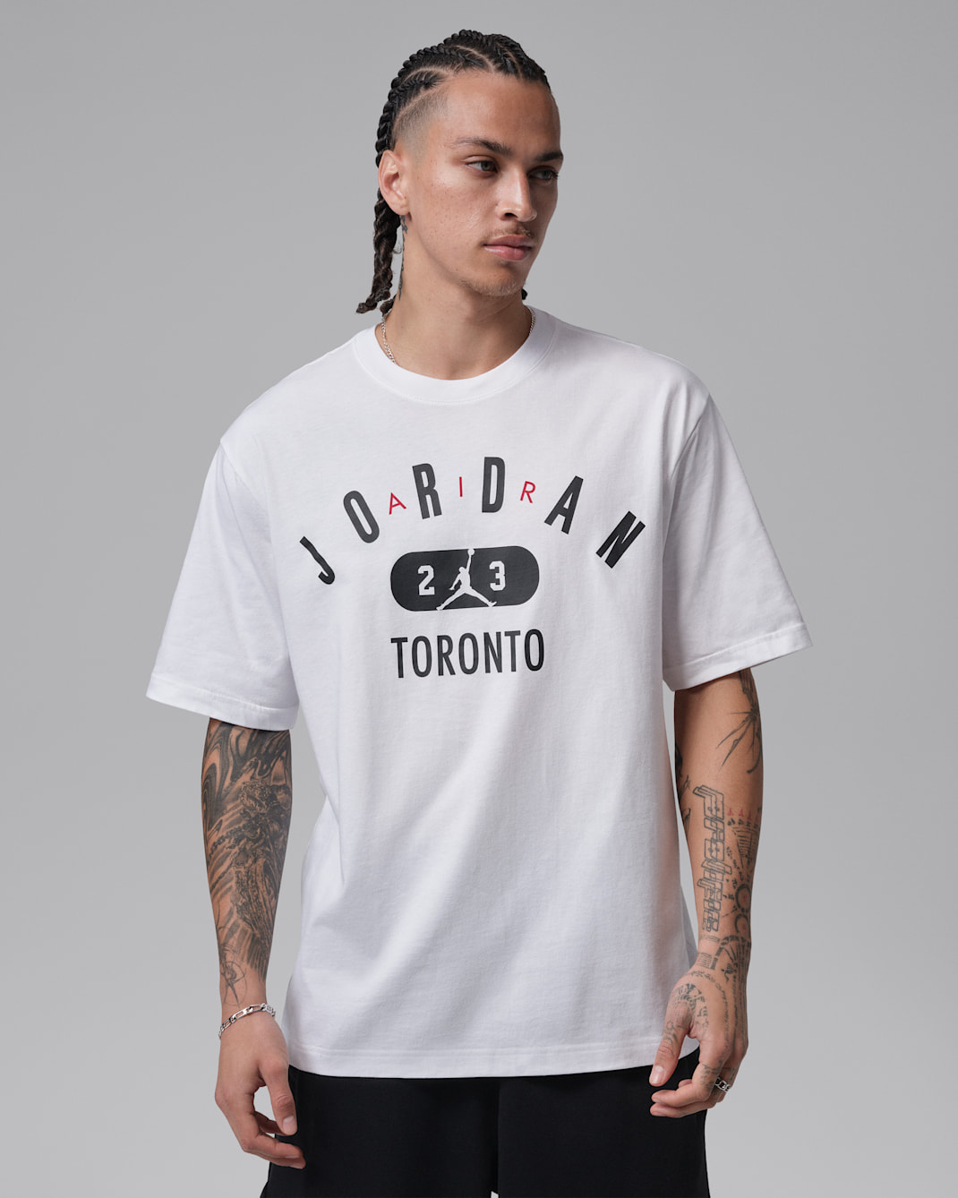 T-shirt Jordan Toronto pour homme - Blanc/Noir