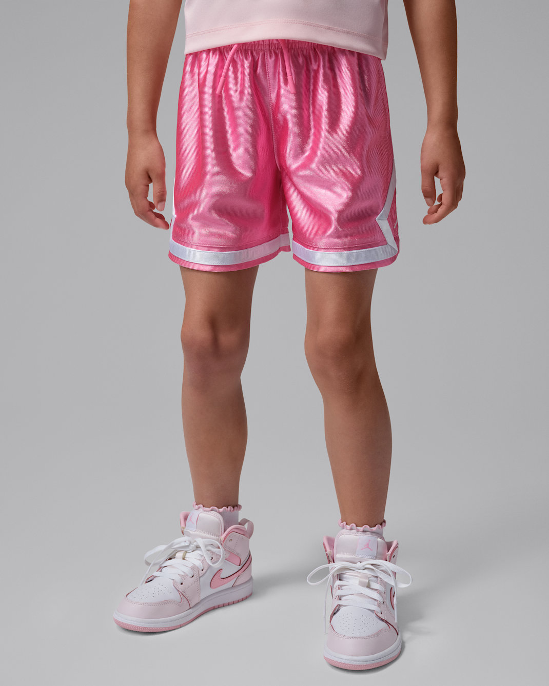 Jordan Little Kids' Durasheen Diamond Shorts - Gym Pink