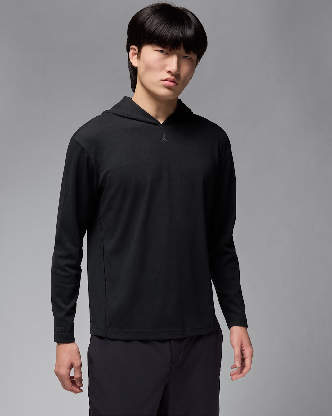 Jordan Sport Men's Pullover Golf Hoodie - Black/Black