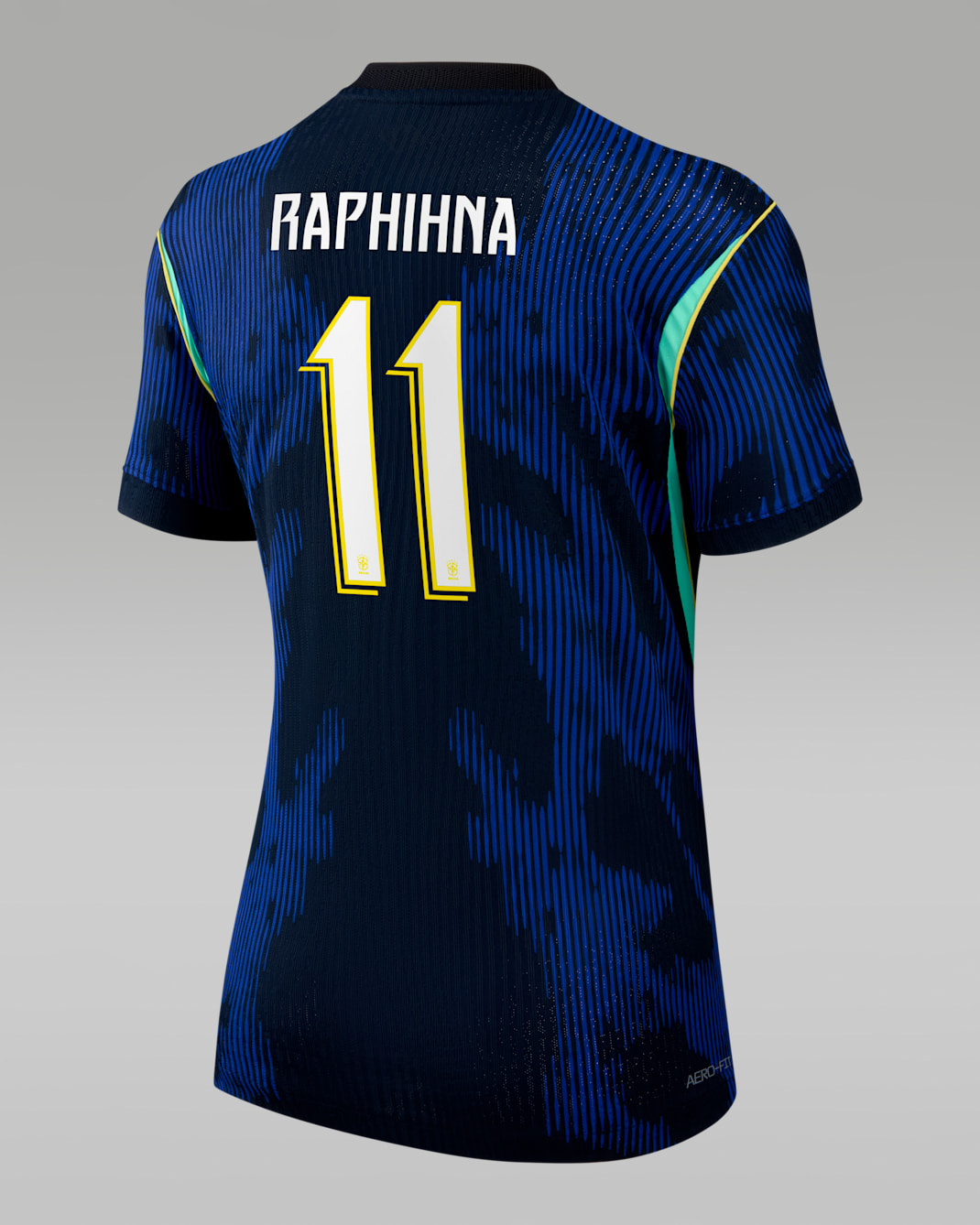Raphinha Brazil National Team 2026 Match Away Women's Nike Dri-FIT ADV Soccer Jersey - Blue