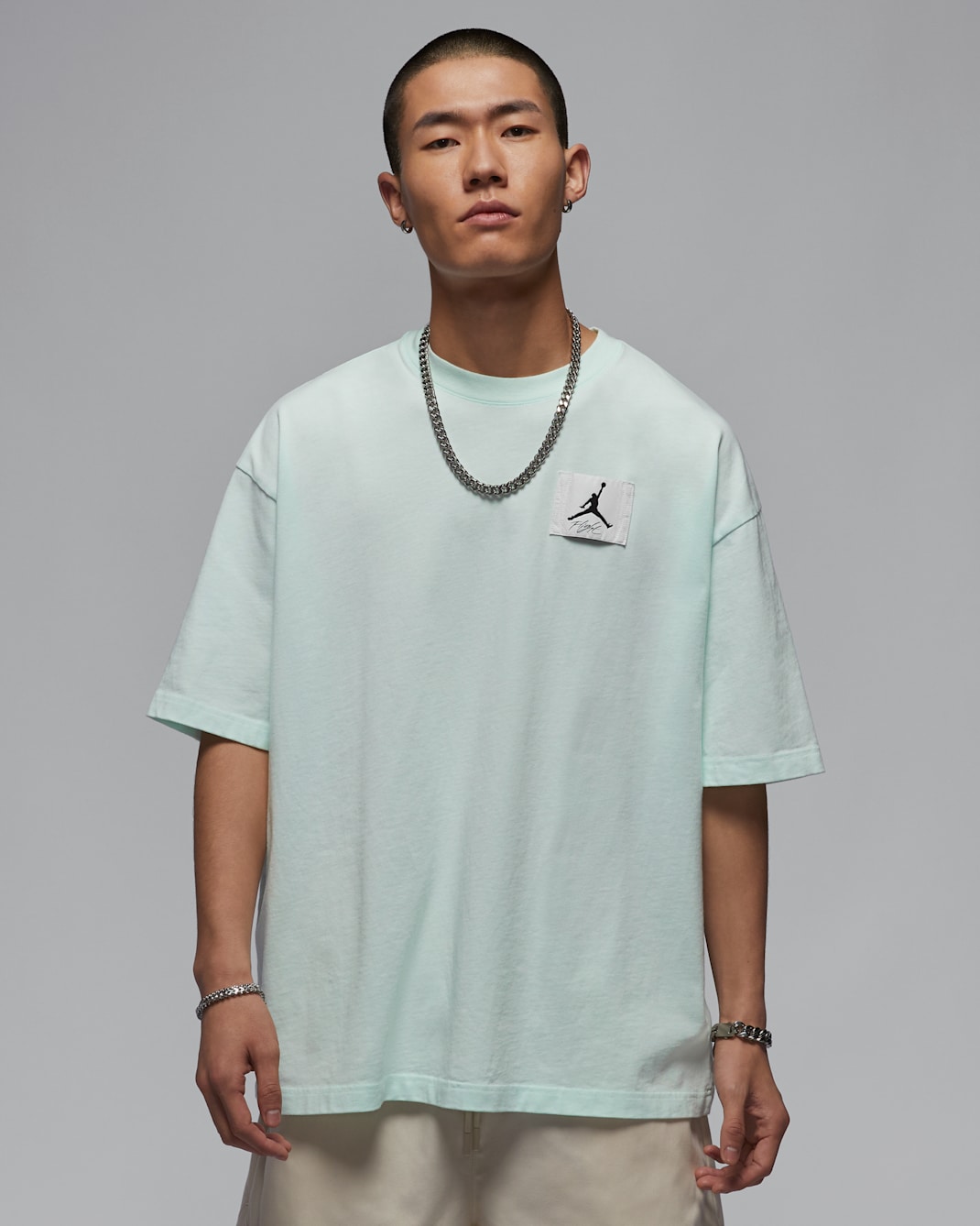 ジョーダン フライト エッセンシャル メンズ オーバーサイズド Tシャツ - ベアリーグリーン