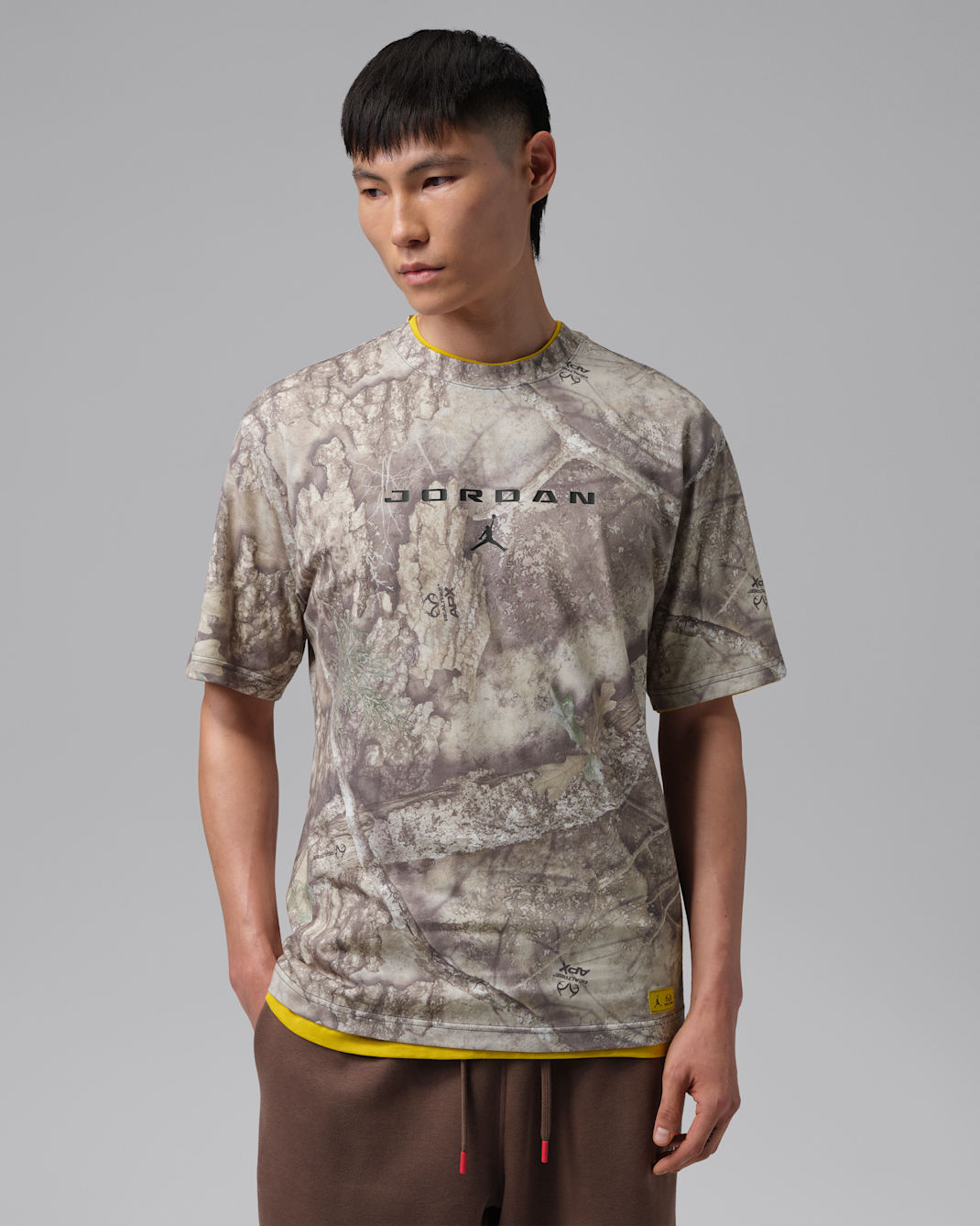 T-shirt Jordan Brooklyn Realtree – Uomo - Bianco/Nero/Nero