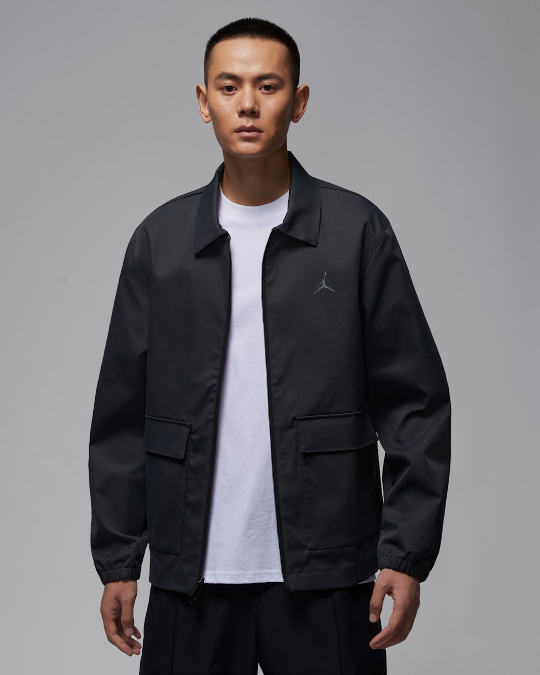 조던 남성 골프 재킷 - 블랙/다크 쉐도우